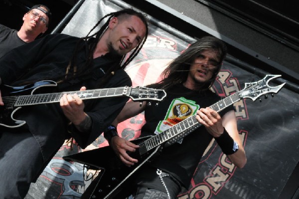 Five Finger Death Punch at the Mayhem Festival Verizon Wireless Amphitheate