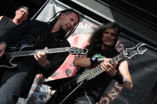 Five Finger Death Punch at the Mayhem Festival Verizon Wireless Amphitheate