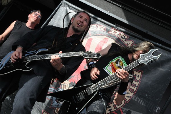 Five Finger Death Punch at the Mayhem Festival Verizon Wireless Amphitheate