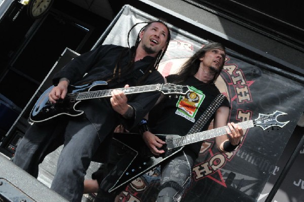 Five Finger Death Punch at the Mayhem Festival Verizon Wireless Amphitheate