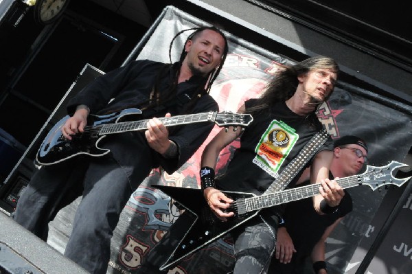 Five Finger Death Punch at the Mayhem Festival Verizon Wireless Amphitheate