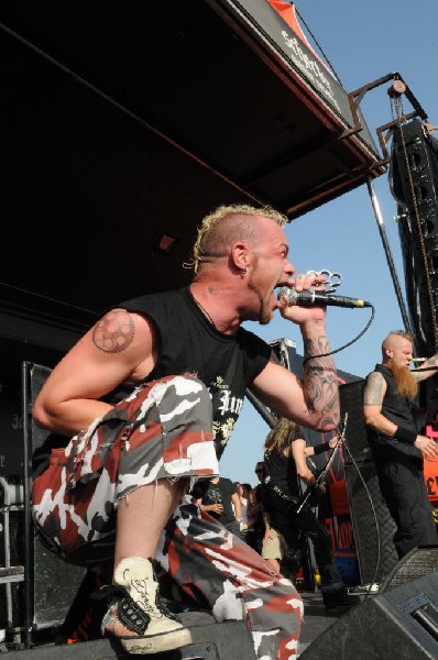 Five Finger Death Punch at the Mayhem Festival Verizon Wireless Amphitheate