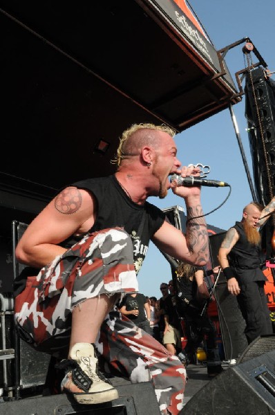 Five Finger Death Punch at the Mayhem Festival Verizon Wireless Amphitheate