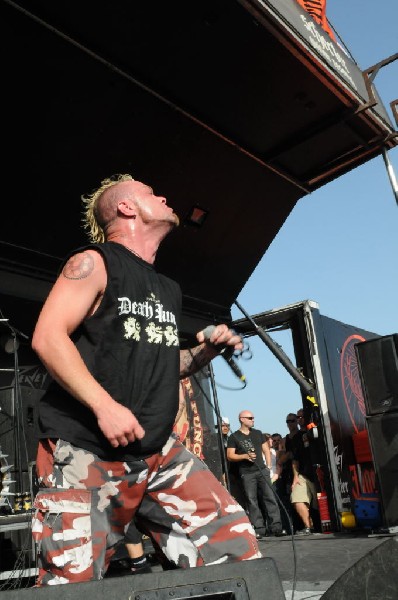 Five Finger Death Punch at the Mayhem Festival Verizon Wireless Amphitheate
