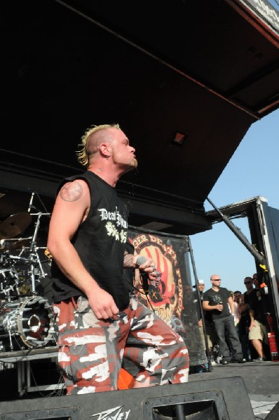 Five Finger Death Punch at the Mayhem Festival Verizon Wireless Amphitheate
