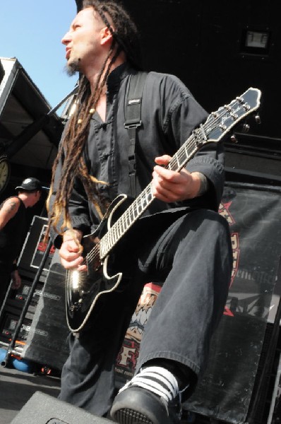 Five Finger Death Punch at the Mayhem Festival Verizon Wireless Amphitheate