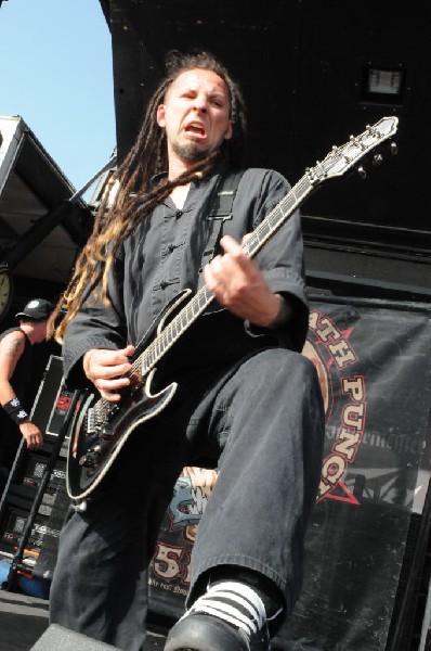 Five Finger Death Punch at the Mayhem Festival Verizon Wireless Amphitheate