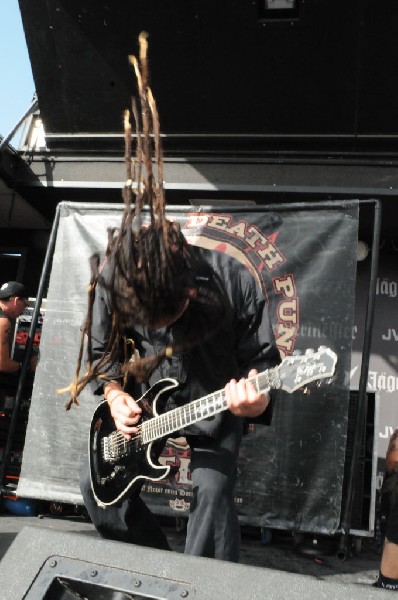 Five Finger Death Punch at the Mayhem Festival Verizon Wireless Amphitheate