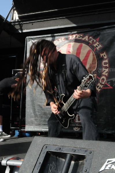 Five Finger Death Punch at the Mayhem Festival Verizon Wireless Amphitheate