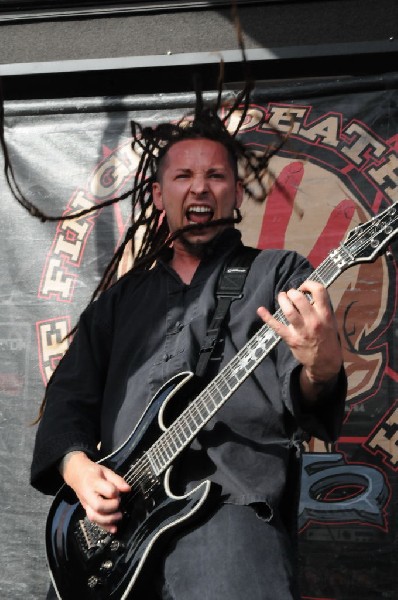 Five Finger Death Punch at the Mayhem Festival Verizon Wireless Amphitheate