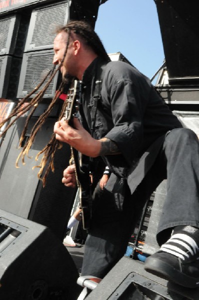 Five Finger Death Punch at the Mayhem Festival Verizon Wireless Amphitheate