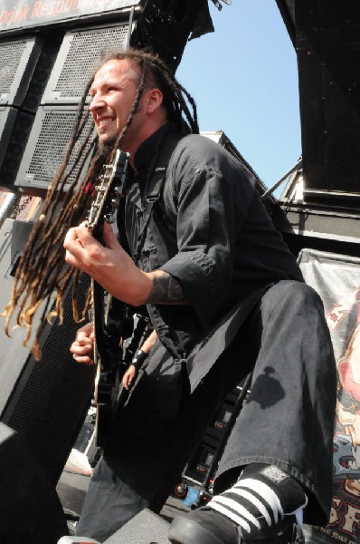 Five Finger Death Punch at the Mayhem Festival Verizon Wireless Amphitheate