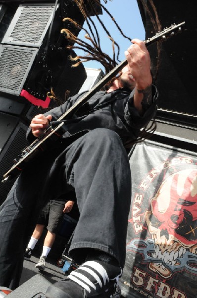 Five Finger Death Punch at the Mayhem Festival Verizon Wireless Amphitheate