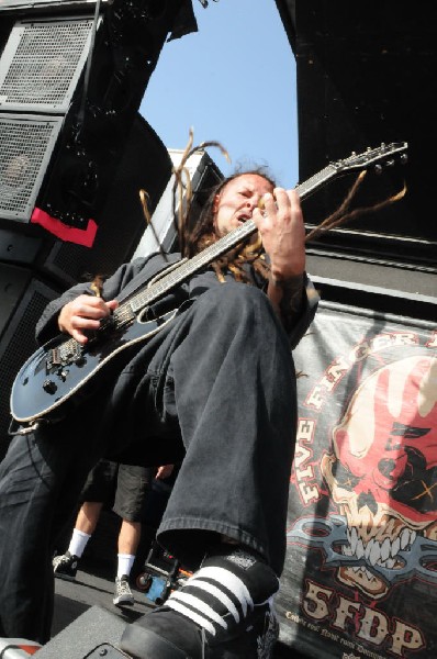 Five Finger Death Punch at the Mayhem Festival Verizon Wireless Amphitheate