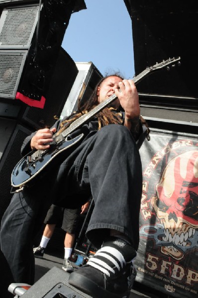 Five Finger Death Punch at the Mayhem Festival Verizon Wireless Amphitheate