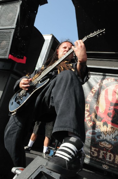 Five Finger Death Punch at the Mayhem Festival Verizon Wireless Amphitheate