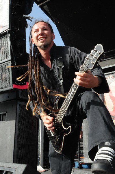 Five Finger Death Punch at the Mayhem Festival Verizon Wireless Amphitheate