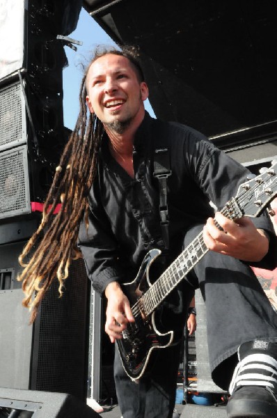 Five Finger Death Punch at the Mayhem Festival Verizon Wireless Amphitheate