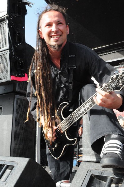 Five Finger Death Punch at the Mayhem Festival Verizon Wireless Amphitheate