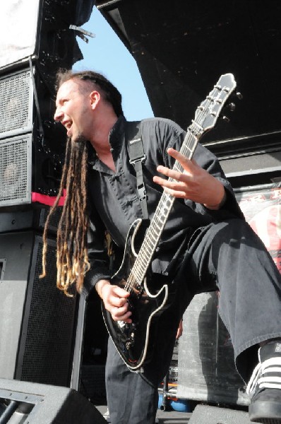 Five Finger Death Punch at the Mayhem Festival Verizon Wireless Amphitheate