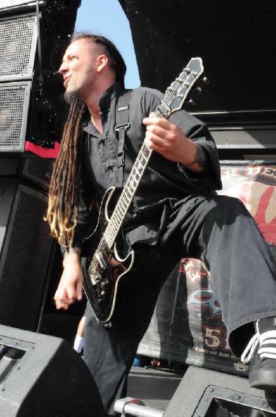 Five Finger Death Punch at the Mayhem Festival Verizon Wireless Amphitheate