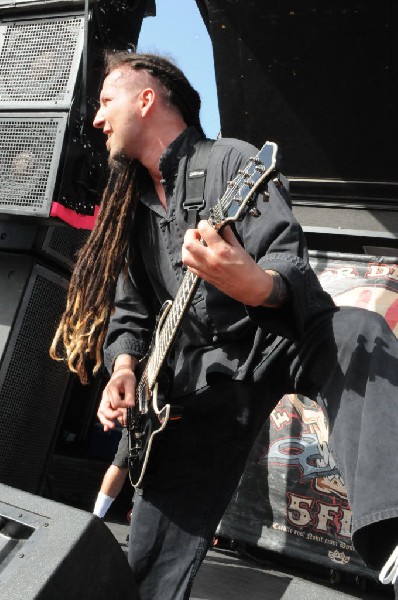 Five Finger Death Punch at the Mayhem Festival Verizon Wireless Amphitheate