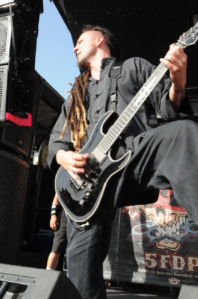 Five Finger Death Punch at the Mayhem Festival Verizon Wireless Amphitheate