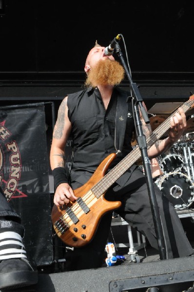 Five Finger Death Punch at the Mayhem Festival Verizon Wireless Amphitheate