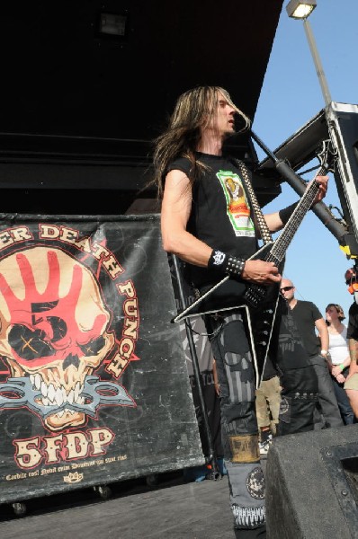 Five Finger Death Punch at the Mayhem Festival Verizon Wireless Amphitheate