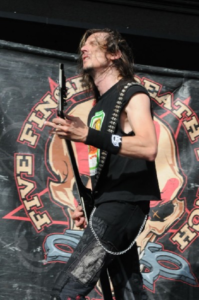 Five Finger Death Punch at the Mayhem Festival Verizon Wireless Amphitheate