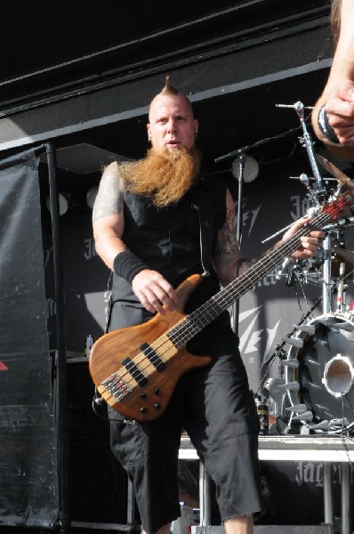 Five Finger Death Punch at the Mayhem Festival Verizon Wireless Amphitheate