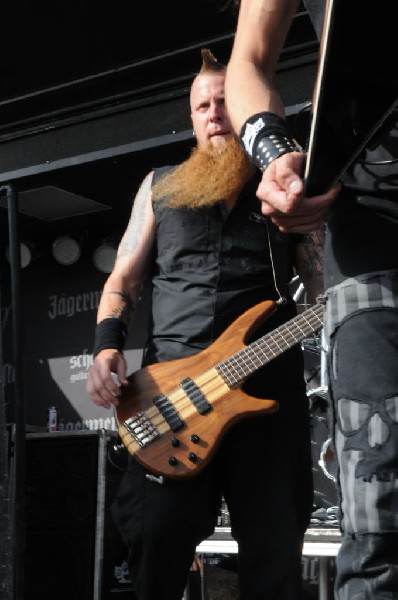 Five Finger Death Punch at the Mayhem Festival Verizon Wireless Amphitheate