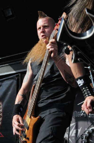 Five Finger Death Punch at the Mayhem Festival Verizon Wireless Amphitheate