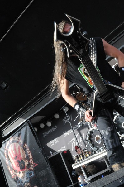 Five Finger Death Punch at the Mayhem Festival Verizon Wireless Amphitheate