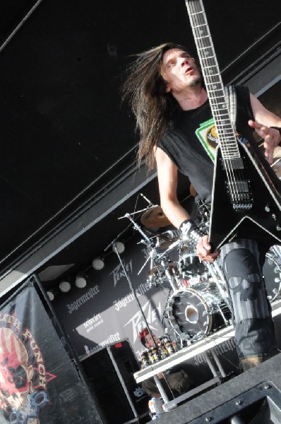 Five Finger Death Punch at the Mayhem Festival Verizon Wireless Amphitheate