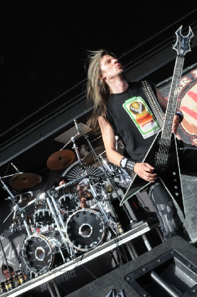 Five Finger Death Punch at the Mayhem Festival Verizon Wireless Amphitheate