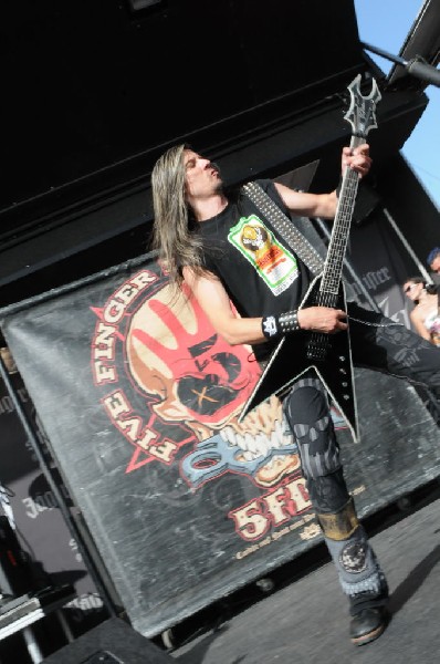 Five Finger Death Punch at the Mayhem Festival Verizon Wireless Amphitheate