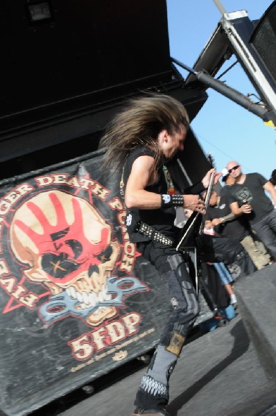 Five Finger Death Punch at the Mayhem Festival Verizon Wireless Amphitheate