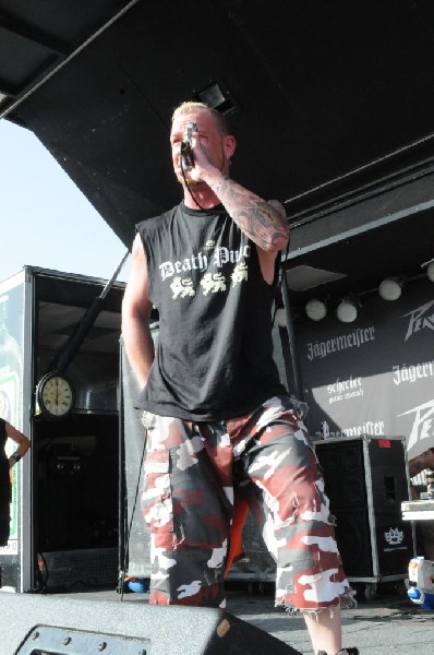 Five Finger Death Punch at the Mayhem Festival Verizon Wireless Amphitheate