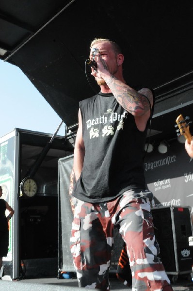 Five Finger Death Punch at the Mayhem Festival Verizon Wireless Amphitheate