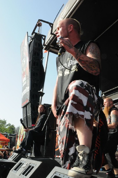 Five Finger Death Punch at the Mayhem Festival Verizon Wireless Amphitheate