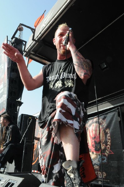 Five Finger Death Punch at the Mayhem Festival Verizon Wireless Amphitheate