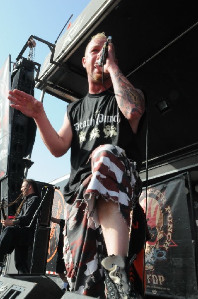 Five Finger Death Punch at the Mayhem Festival Verizon Wireless Amphitheate