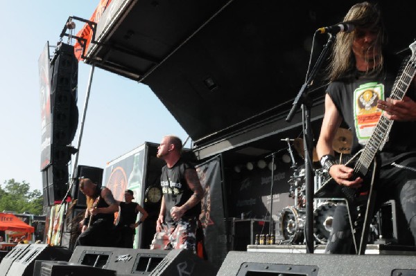 Five Finger Death Punch at the Mayhem Festival Verizon Wireless Amphitheate