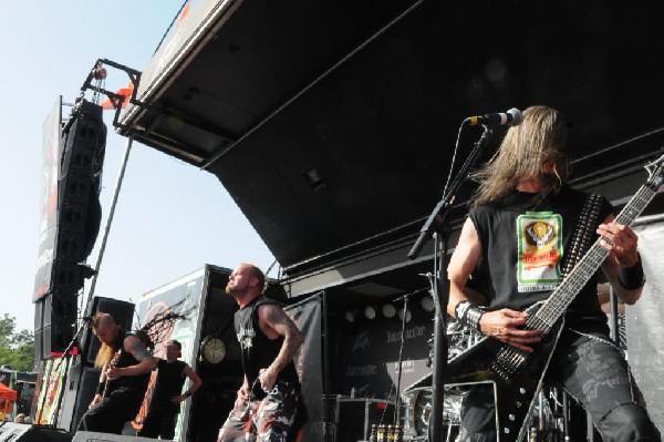 Five Finger Death Punch at the Mayhem Festival Verizon Wireless Amphitheate