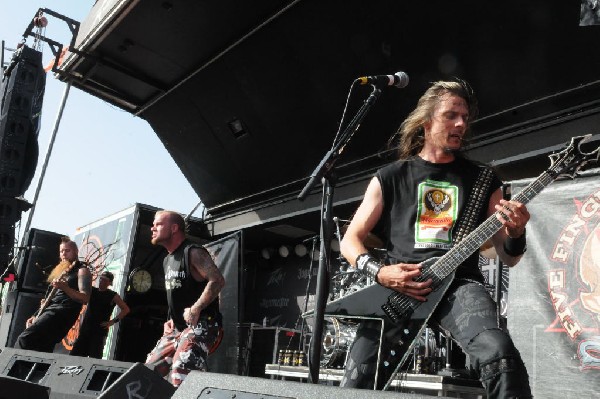 Five Finger Death Punch at the Mayhem Festival Verizon Wireless Amphitheate