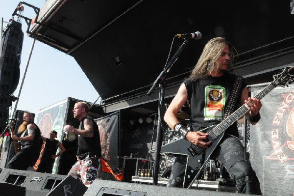 Five Finger Death Punch at the Mayhem Festival Verizon Wireless Amphitheate