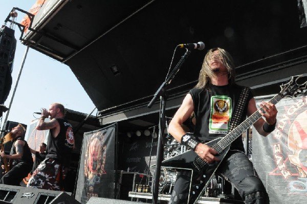 Five Finger Death Punch at the Mayhem Festival Verizon Wireless Amphitheate