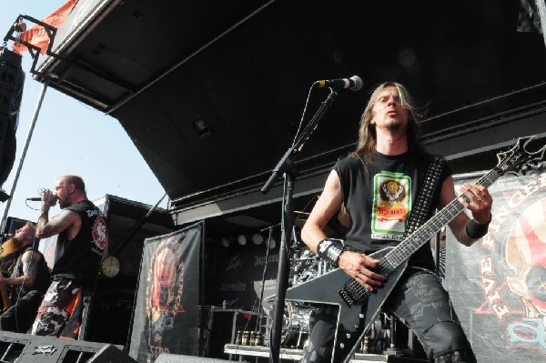 Five Finger Death Punch at the Mayhem Festival Verizon Wireless Amphitheate