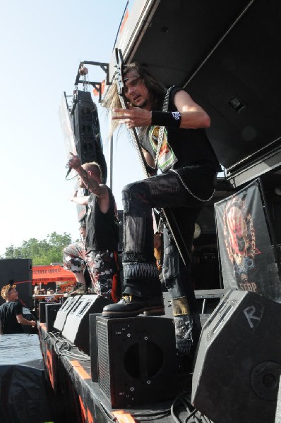 Five Finger Death Punch at the Mayhem Festival Verizon Wireless Amphitheate